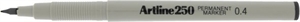 Artline Rotulador Permanente 250 0.4 negro